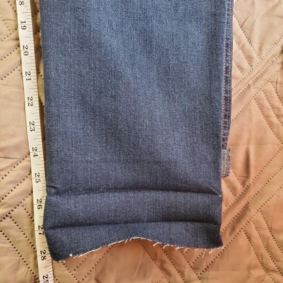 Seven7 weekend boyfriend relaxed fit size 10 medium dark jean denim - Picture 11 of 11